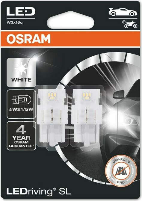 Osram Λάμπες Αυτοκινήτου Μοτοσυκλέτας LEDriving SL W21 5W LED 6000K