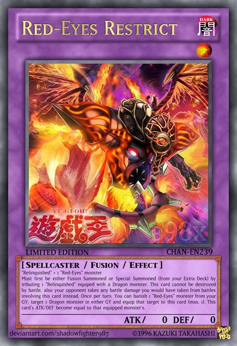 Yugioh Fusion Monsters Red Eyes