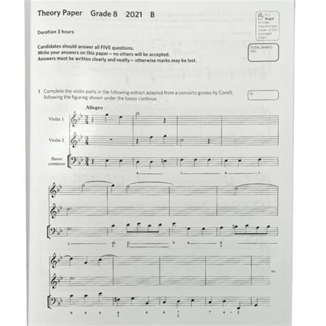 Abrsm Music Theory Practice Papers Grade Model Answers