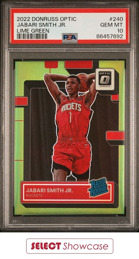 Jabari Smith Jr Optic Lime Green Price Guide Sports