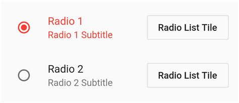Radiobutton Widget Flutter Guide Flutter Agency