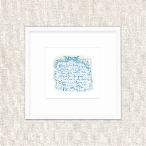 Baby Boy Poem Nursery Art Print - Etsy