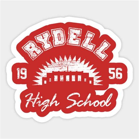 Rydell High School Worn Look By Movitees Grease Movie Grease