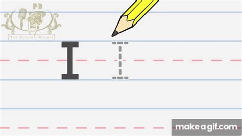 Write the letter I | Alphabet Writing lesson for children | The Singing ...