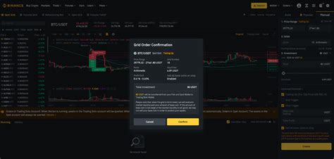 How To Use The Trailing Up Function In Spot Grid Trading Binance Support