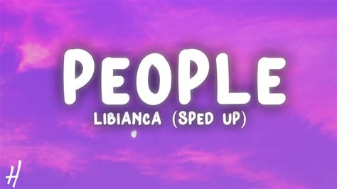 Libianca People Lyrics Sped Up Youtube