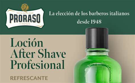 Proraso After shave refrescante 400 ml bálsamo facial con aceite de