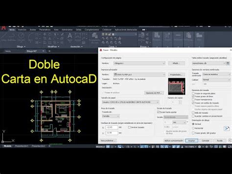 Como Escalar A Doble Carta O Tabloide En Autocad Como Imprimir Un Plano