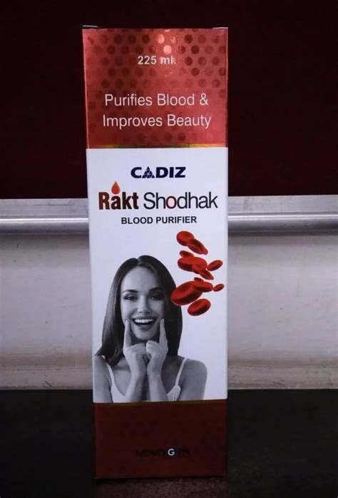 Cadiz Rakt Shodhak Blood Purifier Syrup At Rs Bottle Blood