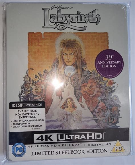 Labyrinth 30th Anniversary Ultra Rare 4k And Bluray Limited Edition