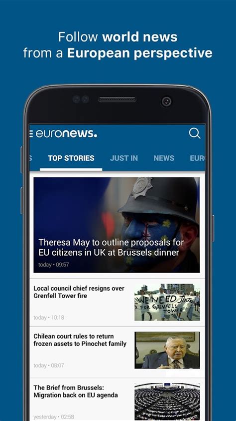 Euronews Daily Breaking World News Live TV Android Apps On Google Play