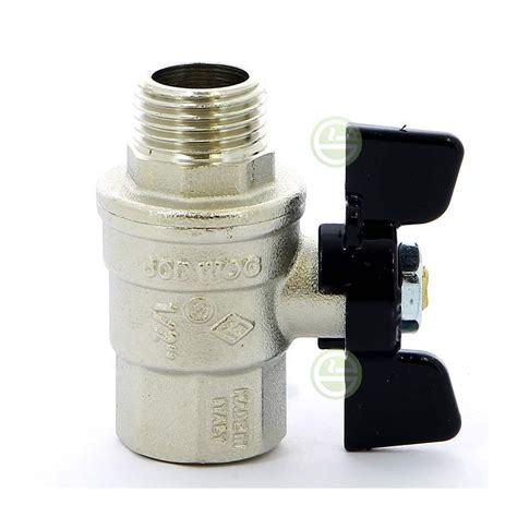 Шаровой кран Bugatti Oregon 307 НВ 1/2” ручка-бабочка 03070060 Бугатти ...