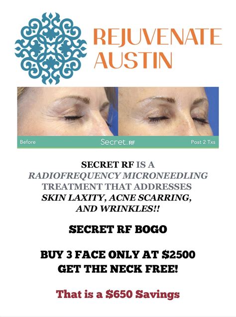 Specials Rejuvenate Austin Austins Premier Medspa