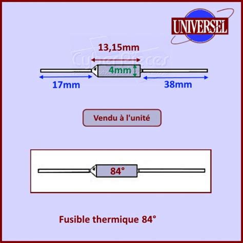 Fusible Thermique 84 Composants électriques