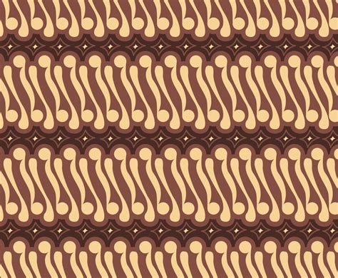 Indonesia Batik Parang Seamless Pattern Freevectors