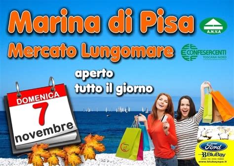 Mercato A Marina Di Pisa Sul Lungomare Domenica 7 Novembre 2021 Cosa