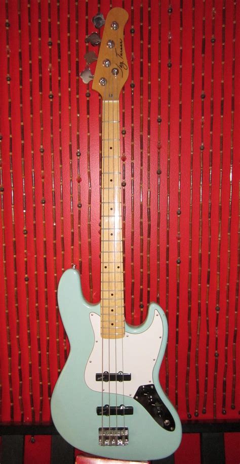 Lightweight Surf Green Jazz Bass With Emg Select Pickups And A P Bass Neck W Maple Fretboard