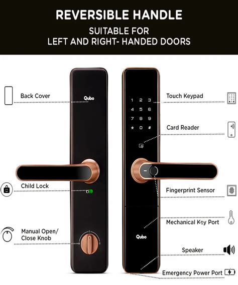 Hero Qubo Smart Door Lock Ultra For Security V Dc At Rs In