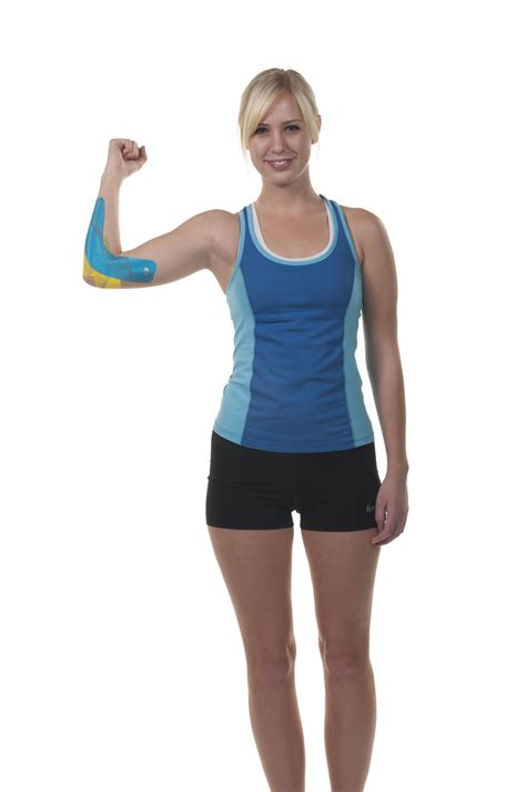 Kt Tape Tennis Elbow Application Tennis Elbow Kinesiology Taping