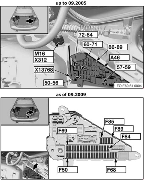 2008 Bmw 535i Fuse Box Diagrams