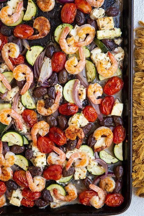 Mediterranean Sheet Pan Shrimp The Roasted Root