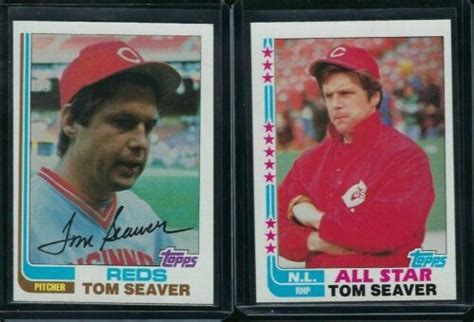 Topps Baseball S Tom Seaver Cards Cincinnati Reds