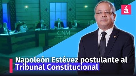 Napoleón Estévez Postulante A Tribunal Constitucional Ante El Consejo Nacional De La