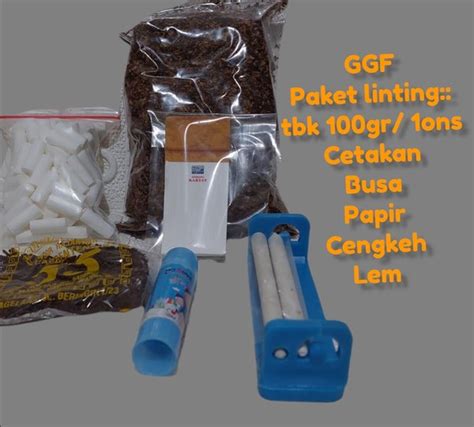 Jual ALAT LINTING PAKET GGF GUDANG GARAM FILTER 100GR Rasa Dan Aroma