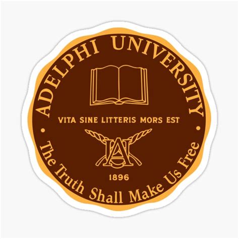 Adelphi University Seal Original Logo Sticker For Sale By Dablohotaru