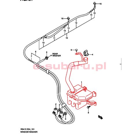 Suzuki Swift Zbiorniczek Spryskiwaczy J