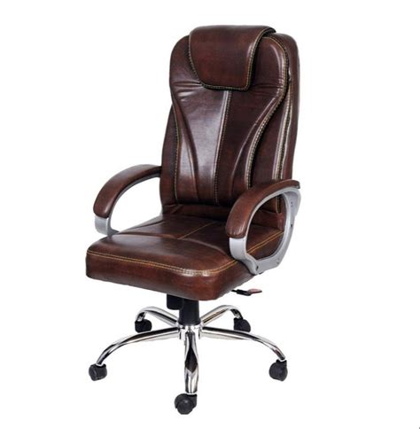 Khurshi Wale High Back Leather Revolving Office Chair Brown At Rs 6000