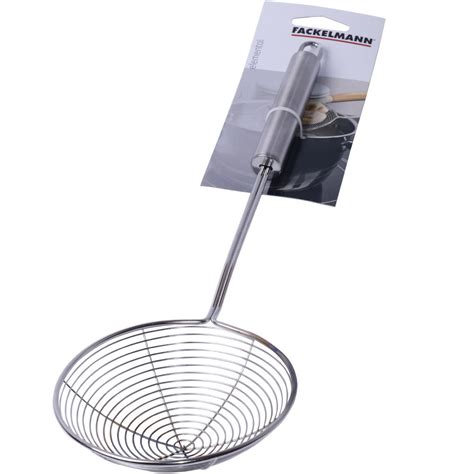 Łyżka Cedzakowa Sitko Inox 37 Cm Fackelmann 680496 Fackelmann Sklep