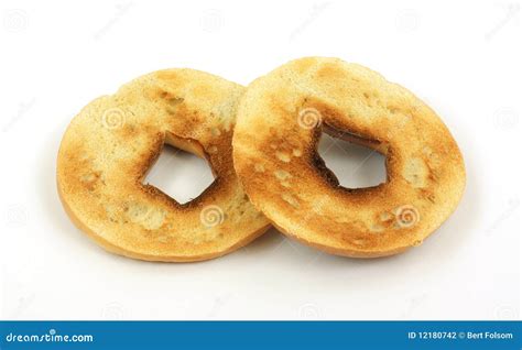 Toasted bagel stock photo. Image of breakfast, bread - 12180742