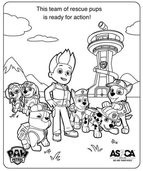 Get This Paw Patrol Coloring Pages Free Printable 31743