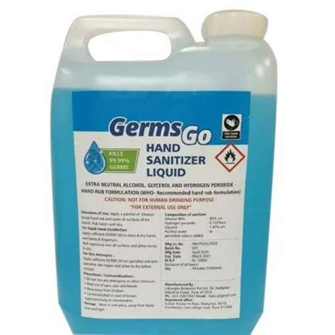 Alcohol Based Hand Sanitizer 5 Liter Can At Rs 500 Commercial Hand