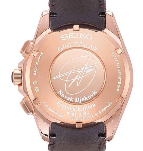 Seiko Astron Gps Solar Dual Time Novak Djokovic Limited Edition