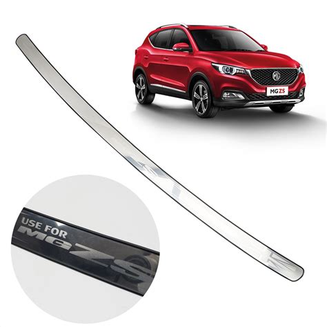 Stainless Rear Tailgate Bumper Cover For Mg Zs Suv 2017 2020 Ebay