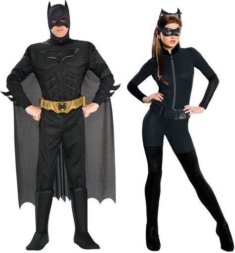 Couples The Dark Knight Rises Batman Catwoman Adult Costume Cosplay