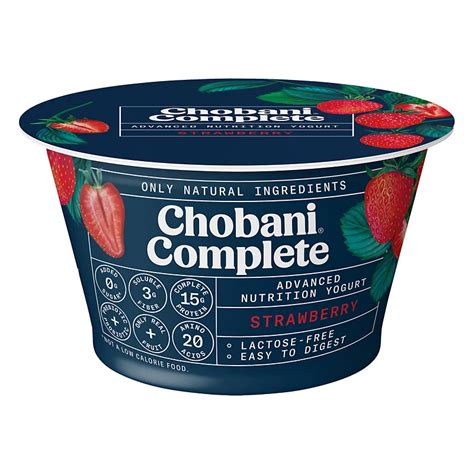 Chobani Complete Strawberry Greek Yogurt Shop Yogurt At H E B