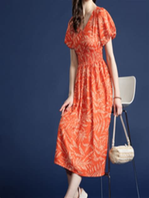 Buy Mast And Harbour Abstract Print A Line Midi Dress Dresses For Women