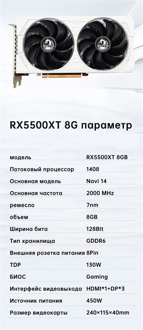 Видеокарта SOYO Radeon RX 5500 XT, 8 ГБ GDDR6, GDDR6 - купить по низким ...