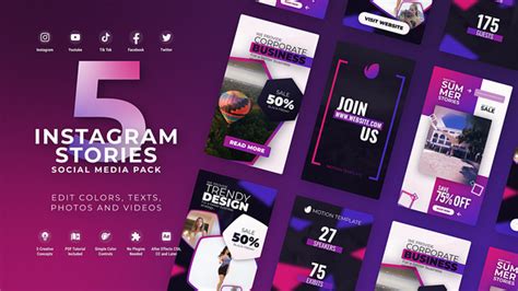 Instagram Reel Vertical After Effects Project Files Videohive