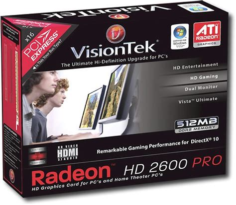 Best Buy VisionTek ATI RADEON HD2600 Pro Edition Graphics Card