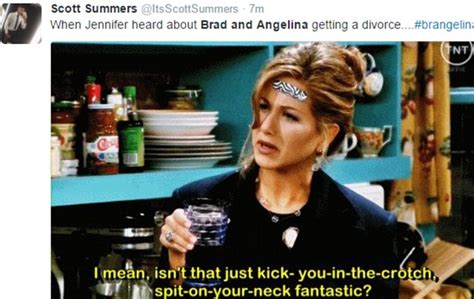 Jennifer Aniston Memes Flood Twitter After Angelina Jolie And Brad Pitt S Divorce Daily Mail