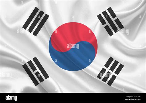 South korea national flag hi-res stock photography and images - Alamy