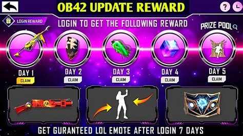 Ob Update Free Reward Ob Update Free Fire Ob Update Change