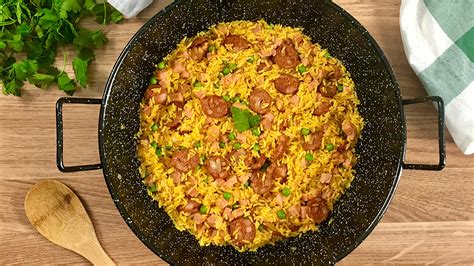 Arroz con Chorizo receta fácil y deliciosa