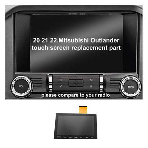 8 LCD MONITOR TOUCH SCREEN 2 KNOBS 040 For Mitsubishi Outlander 20 22