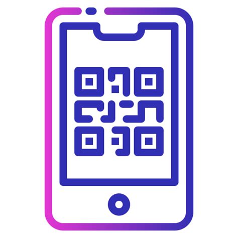 Qr Code Generic Gradient Icon