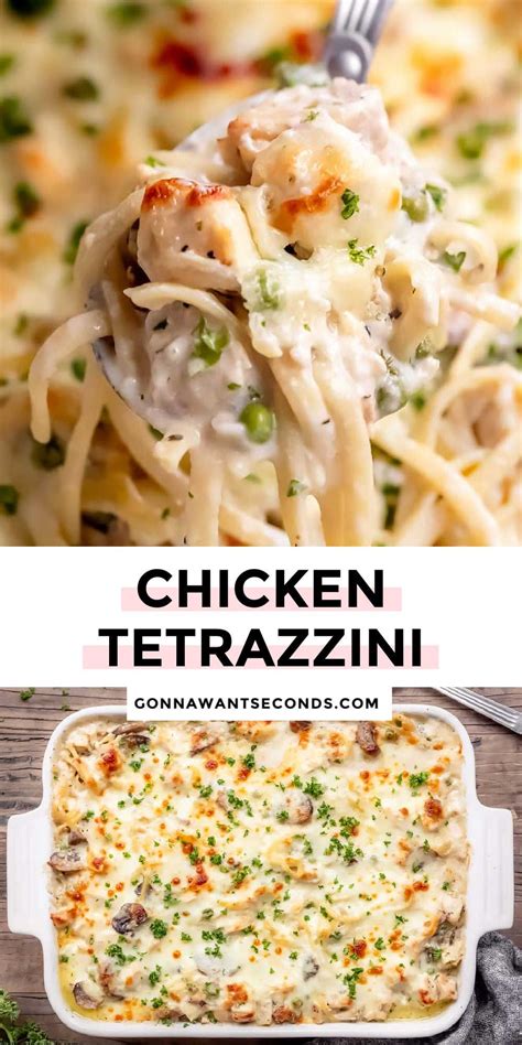 Creamy Cheesy Chicken Tetrazzini Artofit